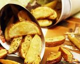 不油炸也能烤出美味 - 烤薯條 Oven Baked French Fries的食譜步驟9照片