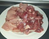 Foto del paso 1 de la receta Hamburguesa casera de pavo y pollo