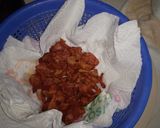 Foto del paso 3 de la receta: Ensalada de espinacas con tocino de un estudiante PZ