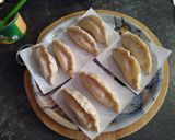 Foto del paso 5 de la receta: Gyozas de piña con piñones y queso con obleas en Airfryer o sartén tu eliges