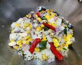 A picture of step 7 of Corn daliya upma.