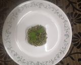 A picture of step 3 of Mint Moong bean sprouts Salad.