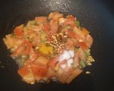 A picture of step 5 of Methi gajar bhujia.