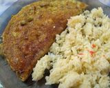 Foto del paso 4 de la receta: Omelette de arvejas con jamón y queso