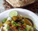 Foto langkah ke 5 dari resep Lontong Kikil Surabaya.