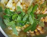 A picture of step 1 of Corn pudina pakoda.