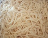 Une image de l'étape 4 de Pâtes carbonara.