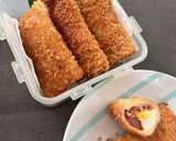 Foto langkah ke 4 dari resep Roti Goreng Sosis Mayo.