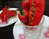 A picture of step 5 of Stuffed Red Chilli Pickle.