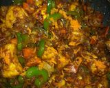 A picture of step 13 of Paneer chilli.