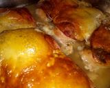 Sonkás-sajtos sült csirkemell recept fázis 2 fotója