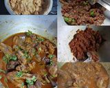 A picture of step 2 of Bengali Simple Dinner Thali (Luchi, Chicken Kosha, Pantua).