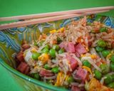 Foto del passaggio 2 della ricetta Riso alla cantonese 👩‍🍳