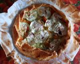 Foto del passaggio 3 della ricetta Quiche di zucchine e pancetta