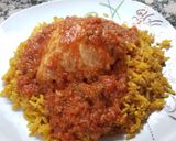 Foto del paso 9 de la receta: Arroz amarillo con salsa de pollo