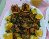A picture of step 4 of Orange chicken.