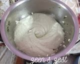 A picture of step 1 of Medu Vadas with Fenugreek Greens and Spring Onions.