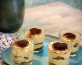 Foto del paso 15 de la receta: Postres en vasitos: Cheesecake de piña al Brandy & Tiramisú de turrón de Jijona
