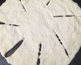 Meatball cheese pizza