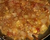 Hình bước làm 6 của món Mỳ ý sốt cà chua thịt bằm xúc xích