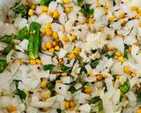A picture of step 2 of Karnataka style Paddu.