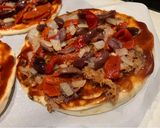 Une image de l'étape 3 de Pizza au porc effiloché fumé.