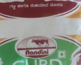 A picture of step 1 of Mango Shrikhand/ Aamrakhand.