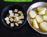 Paneer roti cone recipe step 1 photo