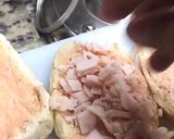 A picture of step 2 of Yummy chicken panini sandwich iftar special.