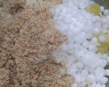A picture of step 1 of Sabudana Vada.
