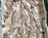 Pas rețetă Brownie crema de brânza și zmeură 3 fotografie