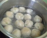 Foto langkah ke 3 dari resep Cilok kenyal empuk saus kacang#antigagal.
