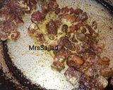 A picture of step 5 of Fried dry meat.