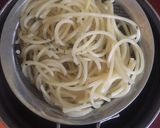 Foto langkah ke 3 dari resep Spaghetti bolognese & pudding coklat vla vanila bekal anak.