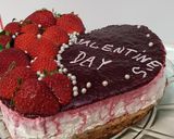 Pas rețetă Cheesecake Valentine's Day 7 fotografie