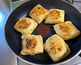 A picture of step 2 of Tofu Aburaage Fry.
