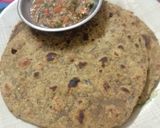 बची हुई मेथी भाजी के परांठे (Leftover methi bhaji parathe recipe in Hindi) रेसिपी चरण 3 फोटो