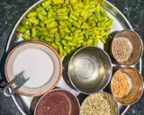 A picture of step 1 of Instant green chilli achar.