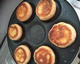A picture of step 4 of Cheese Bombs in Pancakes Pan.