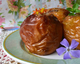 Foto del paso 4 de la receta: Manzanas horneadas con queso crema, pasas y praliné de nuez💕