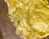 A picture of step 1 of Green Chicken Enchiladas.