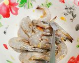Hình bước làm 1 của món Tôm chiên hoàng bào