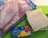 Foto langkah ke 1 dari resep Roti Lapis Bacon isi Keju Melted / Mozarella.