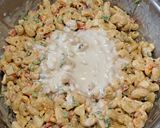 รูปขั้นตอนการทำที่ 7 ของ Macaroni Egg Salad