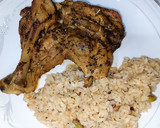 Foto del paso 7 de la receta: Pollo especiado con arroz