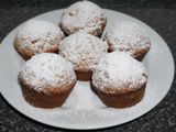 Muffins de plátanos con zeste de naranja