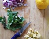 A picture of step 1 of Quinoa upma.