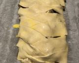 A picture of step 5 of Braided Puff Pastry with Chicken, Mushrooms, and Comté Cheese.