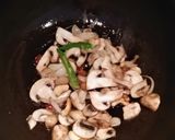 A picture of step 3 of Soya Chunks- Mushroom-Peas Pulao.