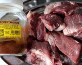 Hình bước làm 1 của món Bò Kho Sả không cần hoa hồi và bột bò kho